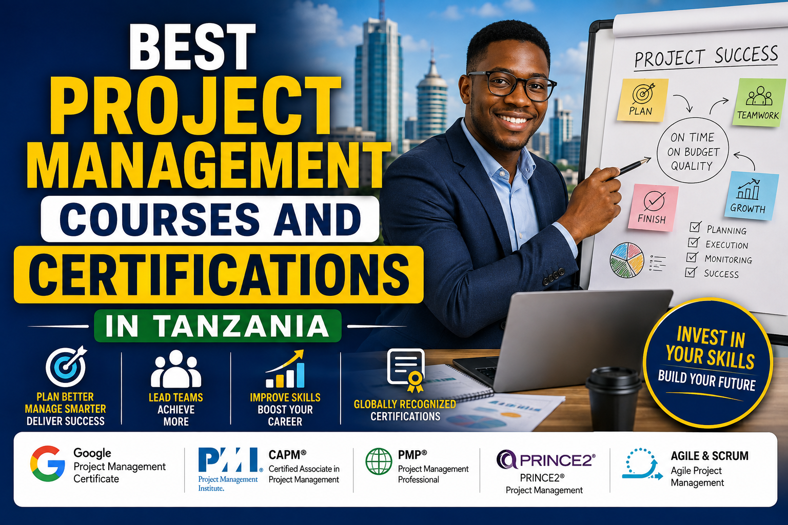 Best Project Management Courses and Certifications in Tanzania