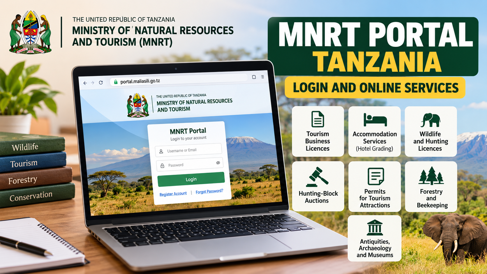 MNRT Portal Tanzania: Jinsi ya Kuingia na Kupata Huduma za Mtandaoni