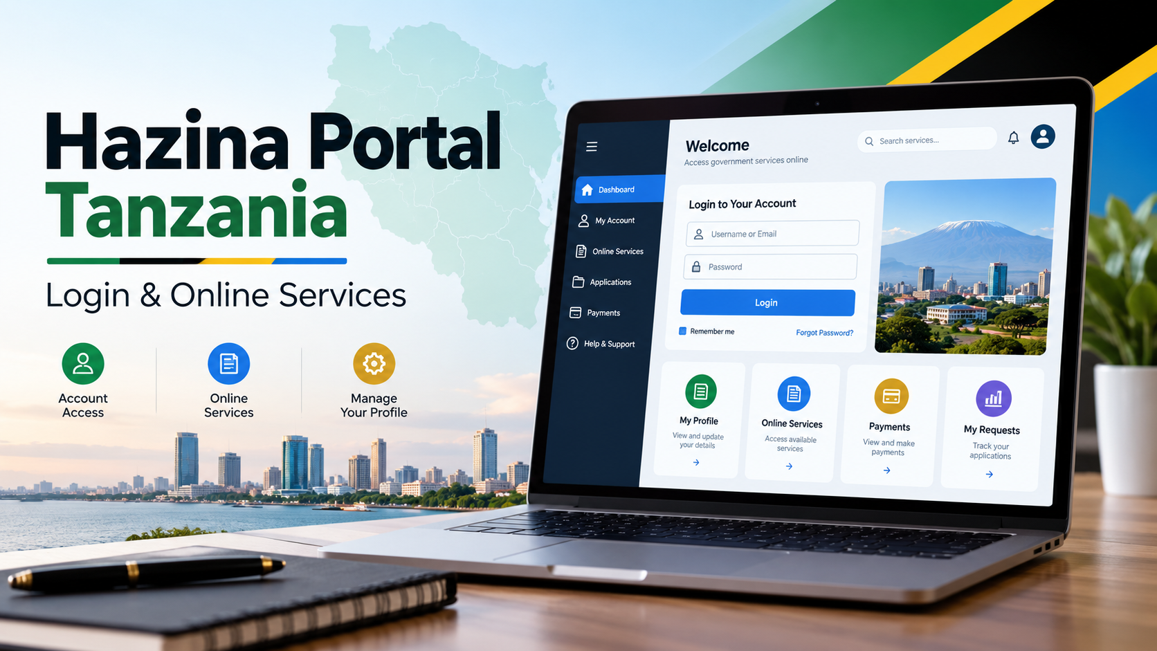 Hazina Portal Tanzania: Login, Registration and Online Services Guide