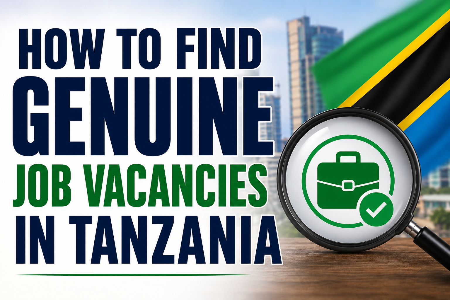 How to Find Genuine Job Vacancies in Tanzania
