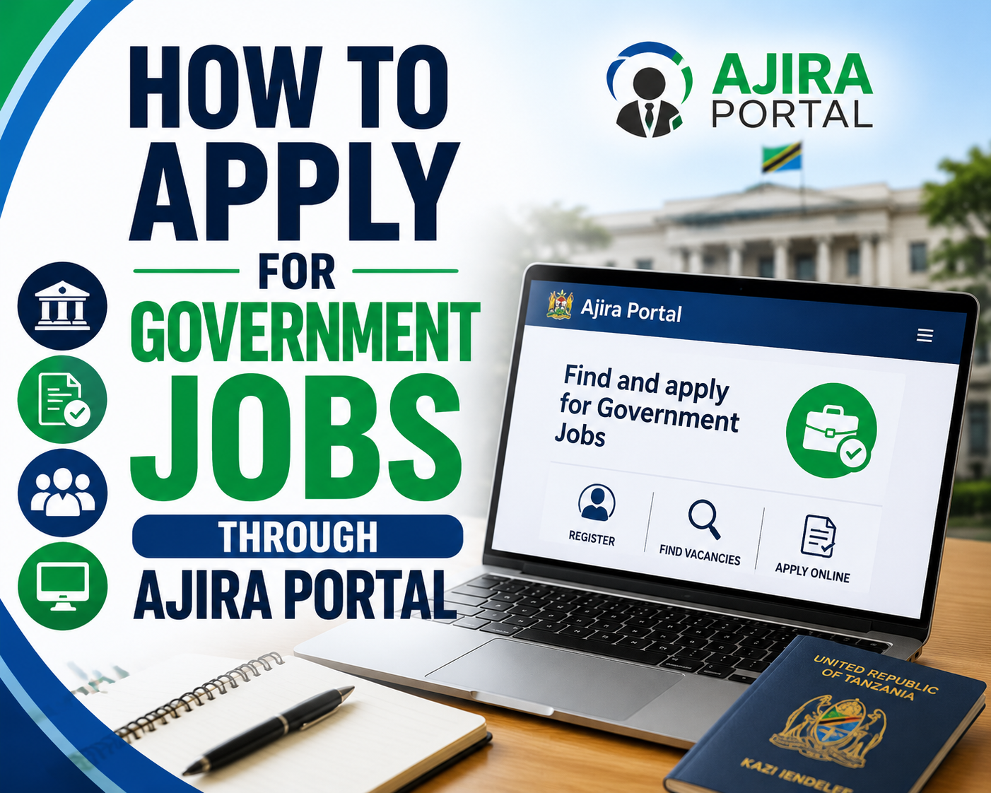 How to Apply for Government Jobs Through Ajira Portal