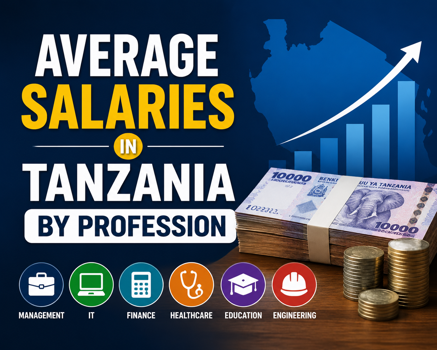 Average Salaries in Tanzania by Profession